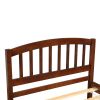 Twin size Platform Bed Wood Bed Frame with Trundle