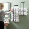 Wall Mounted Metal Bathroom Towel Rack, Set of 2,