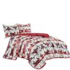 Mazhira 3 piece bedspread