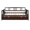 Full Size Daybed Wood Bed with Twin Size Trundle