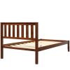 Wood Platform Bed with Headboard/Wood Slat Support,Twin