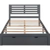 Full Size Platform Bed with Drawers