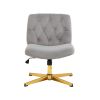 COOLMORE Home Office Desk Chair, Vanity Chair, Modern Adjustable Home Computer Executive Chair Swivel Task Chair for Small Space, Living Room, Make-up
