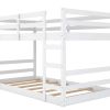 Twin Over Twin Bunk Bed with Ladder