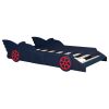 Twin Size Race Car-Shaped Platform Bed with Wheels