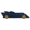 Twin Size Race Car-Shaped Platform Bed with Wheels
