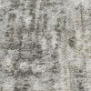 Grey Abstract Area Rug, 5' x 7'