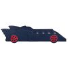 Twin Size Race Car-Shaped Platform Bed with Wheels